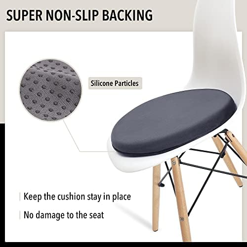 Almofadas de assento de cadeira redonda para cadeiras de cadeira de espuma de memória redonda almofadas de cadeira redonda de 16