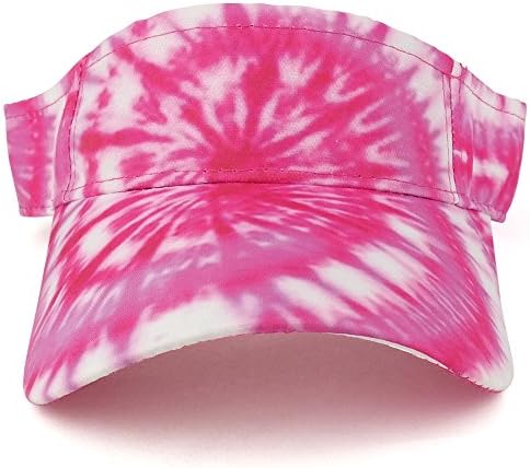 Trendy Apparel Shop Hippy Tie Dye Impresso Colorido Legal de Visor de Verão