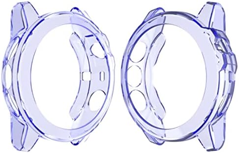 Kavju Ultra Slim Crystal Clear TPU Protetor Case Caso Caso para Garmin Fenix ​​5x Smart Watch Protective Case para Garmin Forerunner 245/245m