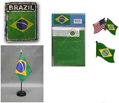 MWS Brasil Heritage Flag Conjunto 3'x5 '