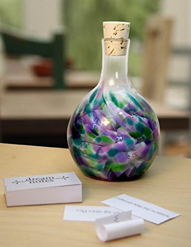 Artesãos modernos Sweet Dream Wish Bottle, American feito de vidro soprado à mão