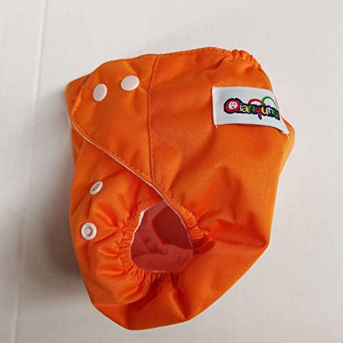 Petyoung 6pcs fraldas de pano para bebês, um tamanho lavável ajustável para meninos de meninos 0-1 anos