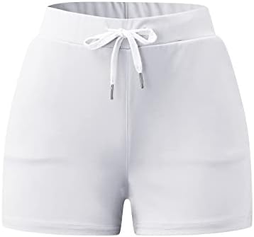 Shorts femininos de zpervoba com bolsos ativos com bolsos shorts executando shorts esportivos shorts atléticos calças standex shorts