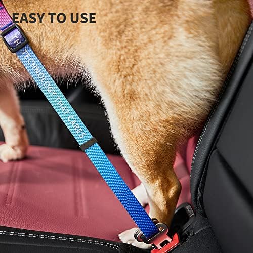 Petkit 3 em 1 cinto de segurança de cachorro, cintos de segurança para carros de gato, cintos de segurança de carros duráveis, cinto de segurança colorido
