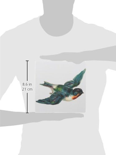 3drose LLC 8 x 8 x 0,25 polegadas Mouse blide, ilustração de pássaro de andorinha de celeiro vintage