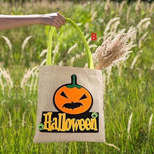 Dbylxmn Kids Bucket Truque ou bolsa de bolsa Handsagretreat Halloween Halloween Homekeeping & Organizadores Sweater
