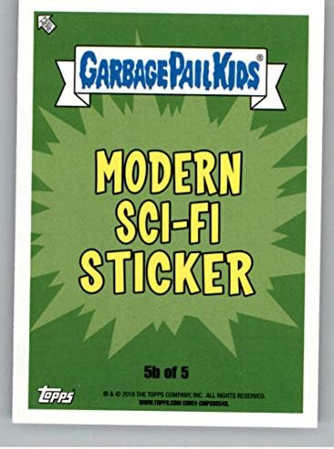 2018 Topps Garbage Bail Kids OH O Horror-Alebs Modern Sci-Fi B 5b Shoot para Cal Official Non-Sport Trading Card