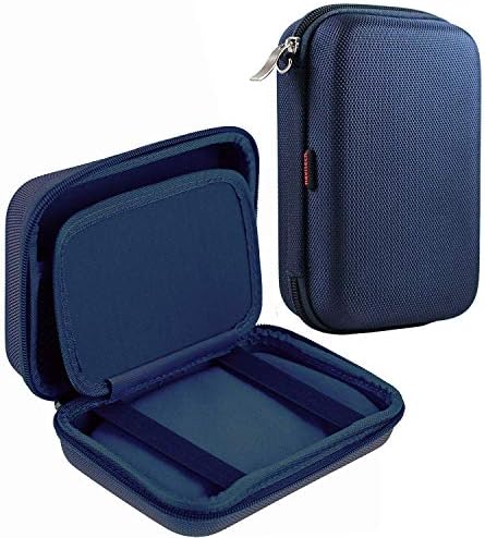 Navitech Blue Dark Hard Carry Case Compatível com o TomTom Start 52