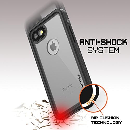 Caso à prova d'água do iPhone 8, punkcase [série Studstar] [Slim Fit] [IP68 Certified] [Shopfrofof] [Proférico da