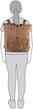 Carhartt conversível, bolsa durável com tiras de mochila ajustável e manga de laptop, preto, um tamanho único