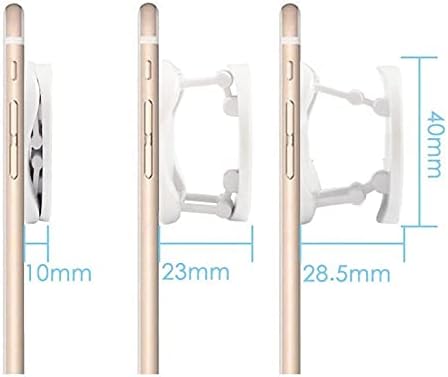 Apertação do telefone para Apple iPhone 11 Pro Max - SnapGrip Tilt Solter, Back Grip Enhancer Tilt Stand para Apple iPhone 11 Pro Max - Winter White