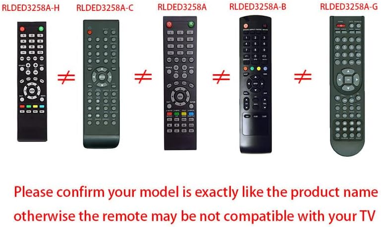 Controle remoto de substituição HCDZ para RCA RTU4002-B RTDVD3215-B SRC5565-UHD R0032 RLDED5099-UHD SMART LCD LED HDTV TV