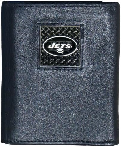 NFL New York Jets Gridiron Leather Tri Fold Wallet