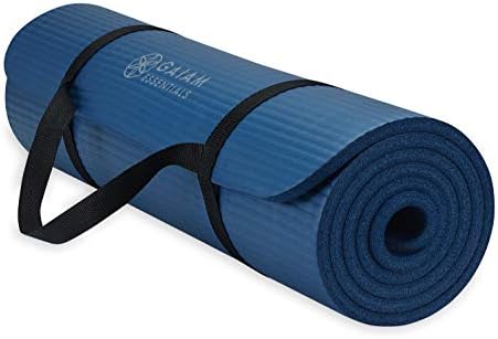 Gaiam Essentials grossa Yoga Mat Fitness & Exercício tape