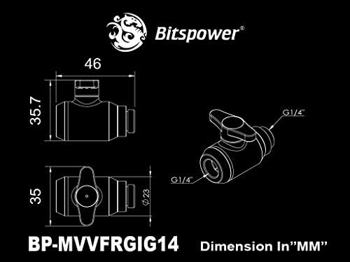BitsPower Mini Válvula com Extender G1/4 Rotar