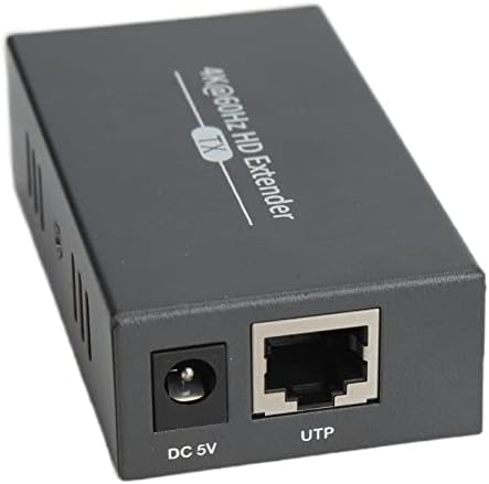 Extensor de interface multimídia de alta definição, HT239 50m 4K e 60Hz Conversor de interface RJ45 de alta definição RJ45, Extender HDMI 2.0 suporta controle de infravermelho de banda larga