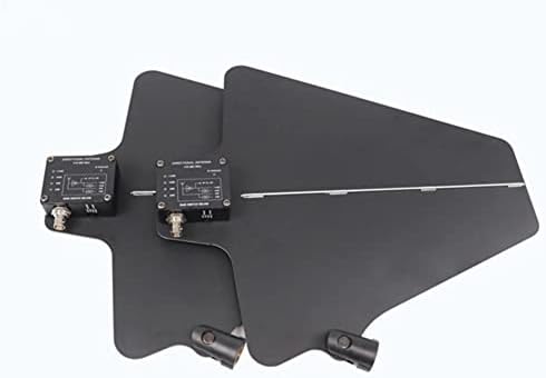 2 PCs UHF 450-970MHz Paddle de antena ativa com interruptor de ganho para sistema de microfone sem fio de distribuição de antena Sistema de microfone sem fio