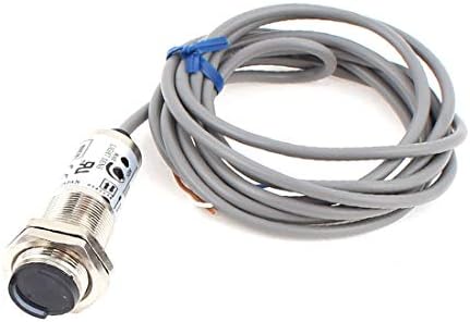 Novo LON0167 CDD-11N 4 fios com destaque cilíndrico do tipo cilíndrico Sensor de eficácia fotoelétrica DC 12-24V