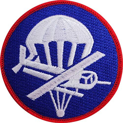 Patch bordado do Exército dos Estados Unidos, cor de cor circular, com adesivo de ferro em