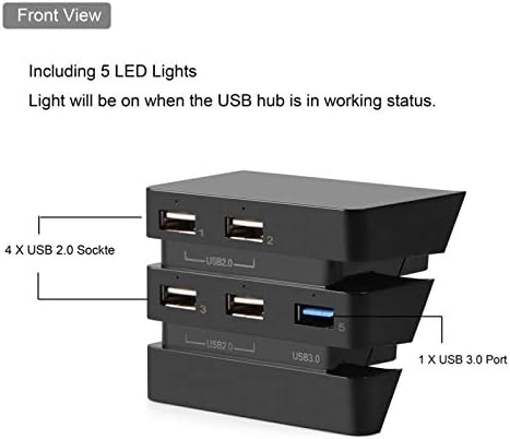 Jopwkuin USB 3.0/2.0 Adaptador de alta velocidade, indicadores de LED exclusivos LED BOND ADAPTORES ACESSÓRIOS ADAPADOR DE