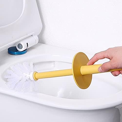 Escova de vaso sanitário guojm pincel higiênico suporte de limpeza de vaso sanitário doméstico com capa banheiro maço