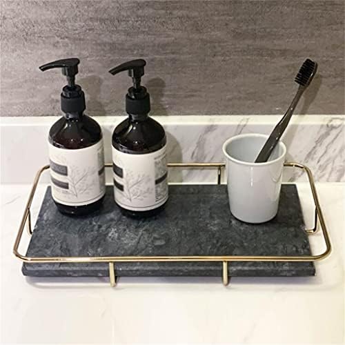 ADSRB Bandejas de mármore de mármore Cosméticos prateleira banheira de banheiro de bancada Bacia de lavagem manual