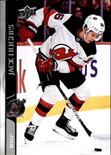 2020-21 Deck superior 363 Jack Hughes New Jersey Devils NHL Hockey Series 2 Base Trading Card