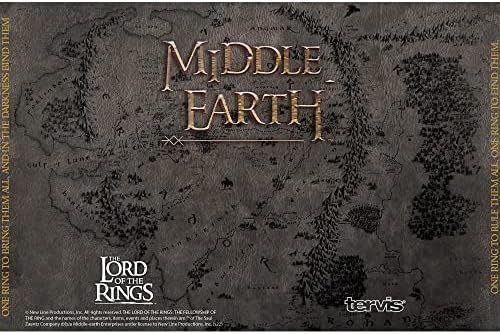 Tervis Warner Brothers-Lord of the Rings Middle Earth Triple Wallled Isolled Isolled, contagem 1, aço inoxidável