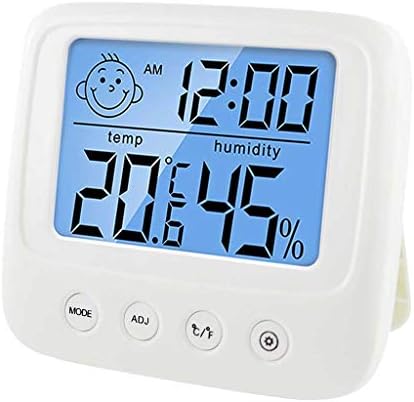 Uxzdx CuJux Digital LCD Interior conveniente Sensor de temperatura Medidor de umidade Termômetro Medidor Higrômetro