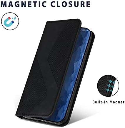 Caso Zonnavi para iPhone 12 / iPhone 12 Pro Carteira Pro com suporte para cartão, estojo de couro PU premium [Magnetic]
