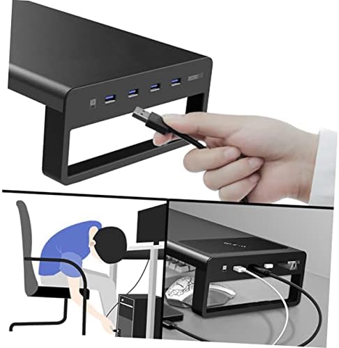 Mobestech para exibir Rack Metal Support Interface Interface Computador Carregamento Hub RISER Laptop elevado TV Monitor de armazenamento