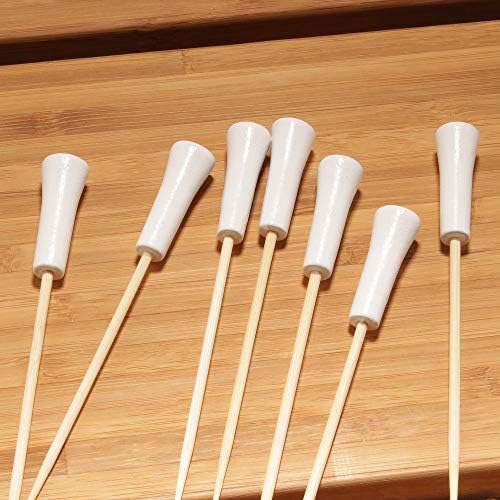 Bamboomn 4,25 Golfe decorativo Esportes de bambu End Sports Sandwich Picks Skewers para eventos, férias, restaurantes