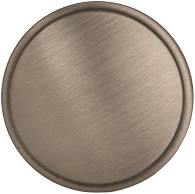 Amerock | Botão do gabinete | bronze de champanhe | 1-1/4 em botão de gaveta de diâmetro | Ravino | Hardware de cozinha
