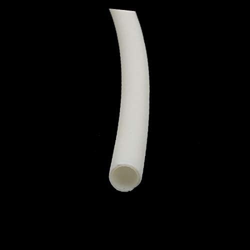 X-Dree 5m Comprimento interno DIA DIA 2,4mm Poliolefina Isolamento mais espesso Tubo encolhido pelo tubo branco (5m
