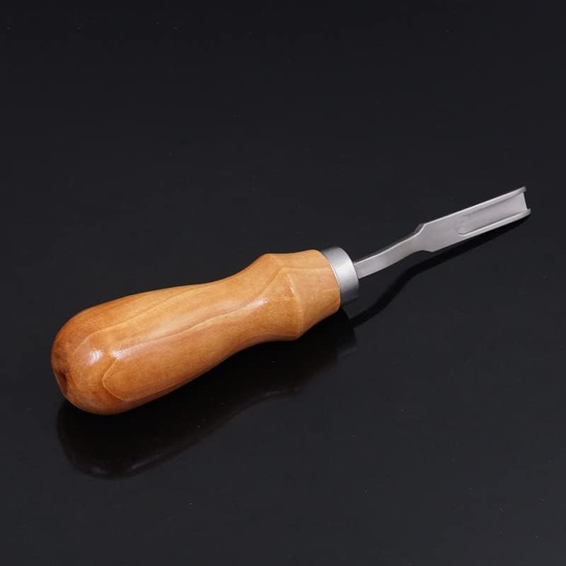 O artesanato de couro largo de boca larga de boca de cabeceira de couro de couro, ferramenta de corte de ponta de borda