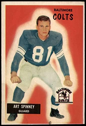 1955 Bowman 107 Art Spinney Baltimore Colts Dean's Cards 2 - Good Colts