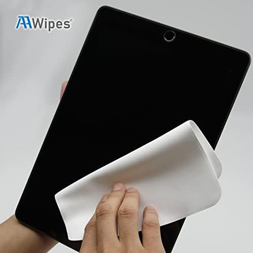 Panos de polimento de aawipes 5 pacotes compatíveis com iPhone Apple, iPad, MacBook, Iwatch, panos de limpeza de microfibra premium macios e não abrasivos
