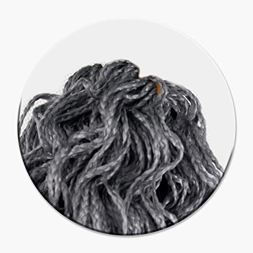 8packs de 55 polegadas ondulação de pequenas tranças de crochê cabelos de crochê curiosos tranças