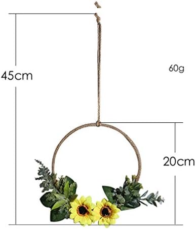 Abofan Metal Floral Hoop Wrinal