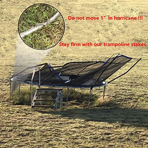 10 polegadas de trampolim Ancoras pesadas âncoras de trampolim peças u tipo 8pcs âncoras de terra