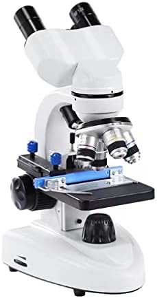 Microscópio biológico binocular de proteção ocular de FGuikz 40x-2500x Cabeça experimental 360 ° Rotativo