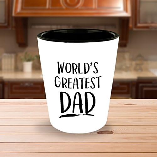 O melhor pai do mundo - copo de tiro perfeito para o dia dos pais