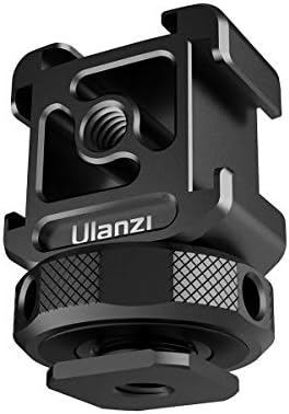ULANZI PT-12 Câmera de extensão de sapatos de sapato quente com suportes triplos de sapatos frios para luz de vídeo LED de microfone,
