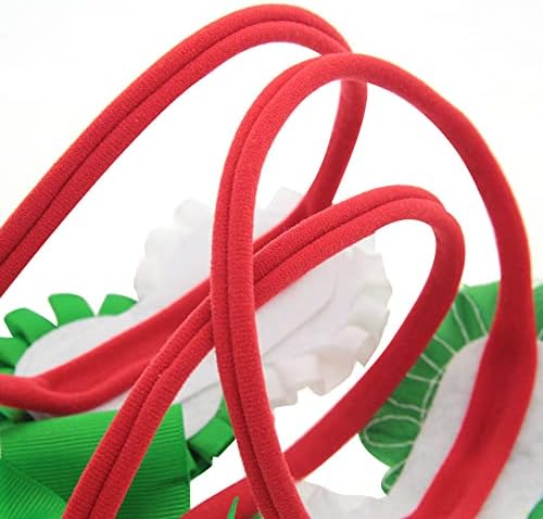 Bandeira do bebê de Natal com cocar de touca de banda de cabelo de flores Presentes de Natal JHC14