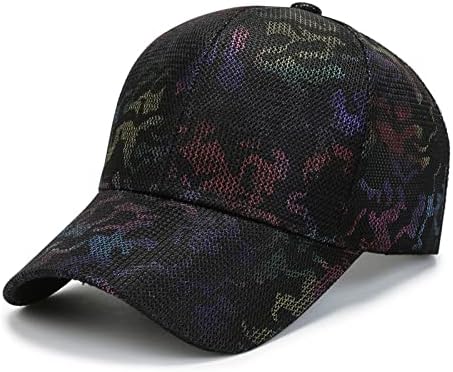 Capas de beisebol ajustáveis ​​Mesh respirável Baseball Cap moda Sun Hat Hat Cap Sports Sports Baseball Adequado para homens e mulheres