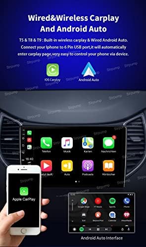 10.1 '' Android 10 no carro de estéreo do carro Dash Fit para Toyota Corolla 2014 ~ Unidade de cabeça GPS Navigação CarPlay Android Auto DSP 4G WiFi Bluetooth