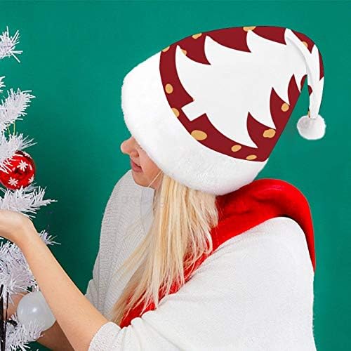 Chapéu de Papai Noel de Natal, Feliz Natal de Natal Chapéu de Férias para Adultos, Unisex Comfort Chapéus de Natal para Festive Festive Festive Holiday Party Event