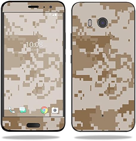 Mightyskins Skin Compatível com HTC U11 - Camo Desert | Tampa protetora, durável e exclusiva do encomendamento de vinil