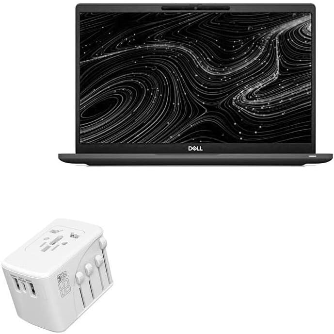 Charger de ondas de caixa compatível com Dell Latitude 7320 - Carregador Internacional de Muralha PD, 3 Adaptador de Cobrança Internacional USB e Conversor para Dell Latitude 7320 - Winter White