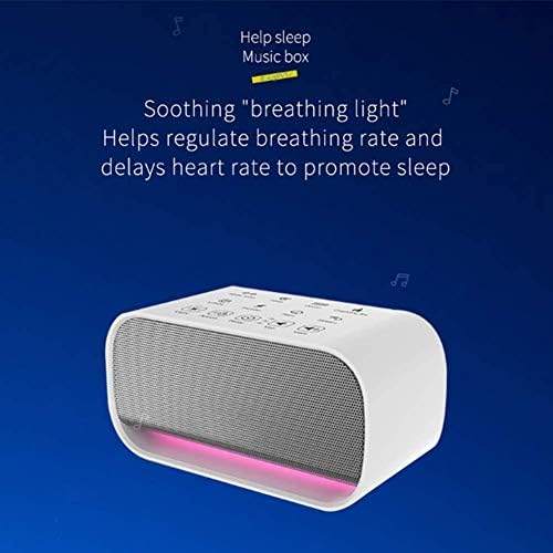 FEIYXU Premium Sleep Therapy Sound Machine, Máquina de ruído branco com 8 sons calmantes e luzes de som de luzes noturnas